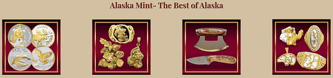 What Is Alaska Mint website homepage