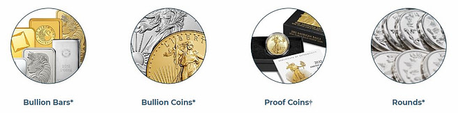 Scottsdale Bullion & Coin IRA eligible products