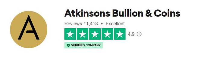 Atkinsons Bullion &amp; Coins Trustpilot Ratings
