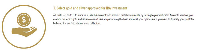 What is Gold Alliance Capital Opening an account step 3