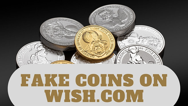 Fake Coins on Wish.com