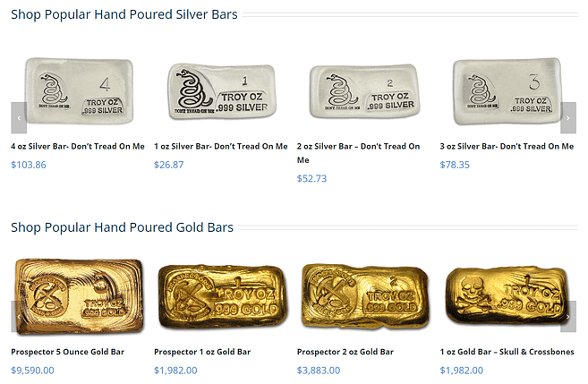 prospector gold and gems products