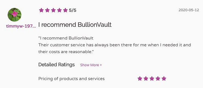 BullionVault Review 3