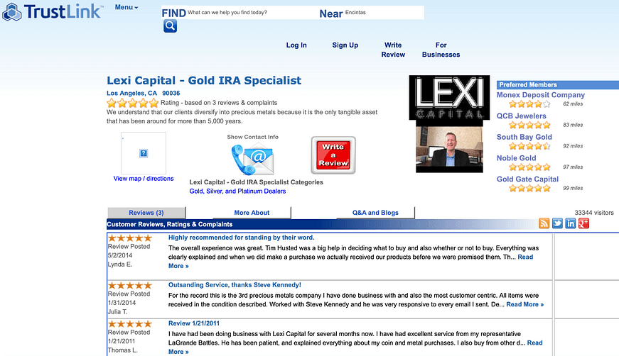 Lexi Capital Trustlink Rating Updated August 2022